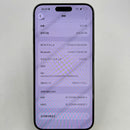 iPhone 15 Pro Max 1TB Black Titanium 98% ဘက်ထရီ 100% နိုင်ငံတကာ Apple ဗားရှင်း (မျက်နှာပြင်ခြစ်ရာများစွာ၊ 0.5x အပြစ်အနာအဆာများ၊ ဘက်ထရီအစားထိုးထားသည်) - HH9393