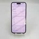 iPhone 14 Pro Max 128GB ခရမ်းရောင် 98% ဘက်ထရီ 85% Apple International (ခြစ်ရာအစွန်းများ) - HH8952 