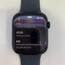 Apple Watch Series 9 45mm 4G + GPS 98% အနီရောင် အလူမီနီယမ် Case / Red Sport Band 