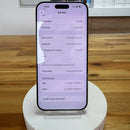 iPhone 16 Pro Max 512GB သဘာဝ 98% ဘက်ထရီ 92% နိုင်ငံတကာ Apple - HH1497 