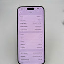 iPhone 15 Pro Max 256GB အပြာရောင် 98% ဘက္ထရီ 87% International SB မှ SB (No SB sim - 0.5x အစက်အပြောက်များ၊ မျက်နှာပြင် ခြစ်ရာ၊ နောက်ကျောခြစ်ရာ၊ အစွန်းအမှောင်များ) - HH0610 