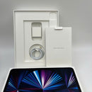 iPad Pro 2021 11in 128GB ငွေရောင် 5G + Wifi 98% ဘက်ထရီ 92% SB (စခရင် ခြစ်ရာ) - HH3204 