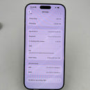 iPhone 16 Pro Max 512GB သဘာဝ 98% ဘက်ထရီ 92% နိုင်ငံတကာ Apple - HH1497 