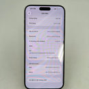iPhone 15 Pro Max 256GB အပြာရောင် 98% ဘက္ထရီ 87% International SB မှ SB (No SB sim - 0.5x အစက်အပြောက်များ၊ မျက်နှာပြင် ခြစ်ရာ၊ နောက်ကျောခြစ်ရာ၊ အစွန်းအမှောင်များ) - HH0610 