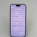 iPhone 15 Pro 256GB အနက်ရောင် 98% ဘက္ထရီ 87% နိုင်ငံတကာ AU မှ (AU sim - ခြစ်ရာဆေးအစွန်းများ၊ ကျောညိုရောင်၊ 0.5x/3x အစက်များ) - HH7140 