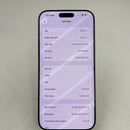 iPhone 16 Pro Max 512GB သဘာဝ 98% ဘက်ထရီ 92% နိုင်ငံတကာ Apple - HH1497 
