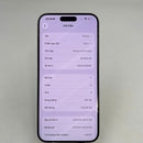 iPhone 15 Pro Max 1TB Black Titanium 98% ဘက်ထရီ 100% နိုင်ငံတကာ Apple ဗားရှင်း (မျက်နှာပြင်ခြစ်ရာများစွာ၊ 0.5x အပြစ်အနာအဆာများ၊ ဘက်ထရီအစားထိုးထားသည်) - HH9393