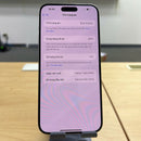 iPhone 15 Pro Max 256GB အပြာရောင် 98% ဘက္ထရီ 87% International SB မှ SB (No SB sim - 0.5x အစက်အပြောက်များ၊ မျက်နှာပြင် ခြစ်ရာ၊ နောက်ကျောခြစ်ရာ၊ အစွန်းအမှောင်များ) - HH0610 