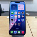 iPhone 15 Pro Max 256GB အပြာရောင် 98% ဘက္ထရီ 87% International SB မှ SB (No SB sim - 0.5x အစက်အပြောက်များ၊ မျက်နှာပြင် ခြစ်ရာ၊ နောက်ကျောခြစ်ရာ၊ အစွန်းအမှောင်များ) - HH0610 