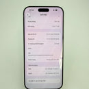 iPhone 16 Pro Max 256GB White Titanium 98% pin 89% Quốc Tế Apple (Xước ít - Esim,LL/A) - HH8202
