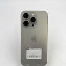 iPhone 15 Pro 128GB အဖြူရောင် 98% ဘက္ထရီ 87% Apple International (LKCH ကင်မရာ၊ ခြစ်ရာများ၊ ကျောညိုရောင်) - HH8953 