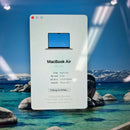 Macbook Air 2022 13.6လက်မ မီးခိုးရောင် M2/ RAM 8GB/ SSD 256GB ဘက်ထရီ 94% BPTA 115 ကြိမ် အားသွင်း 