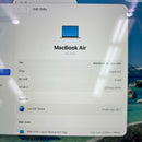 Macbook Air 2022 13.6လက်မ မီးခိုးရောင် M2/ RAM 8GB/ SSD 256GB ဘက်ထရီ 94% BPTA 115 ကြိမ် အားသွင်း 