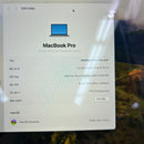 Macbook Pro 2019 13.3လက်မ မီးခိုးရောင် Intel Core i7/RAM 16GB/SSD 256GB 97% ဘက်ထရီ 100% BPTA (အစားထိုး ဘက်ထရီ၊ ခြစ်ရာများ၊ နက်ရှဲလ်) 