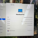 Macbook Pro 2019 13.3လက်မ မီးခိုးရောင် Intel Core i7/RAM 16GB/SSD 256GB 97% ဘက်ထရီ 100% BPTA (အစားထိုး ဘက်ထရီ၊ ခြစ်ရာများ၊ နက်ရှဲလ်) 