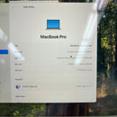 Macbook Pro 2019 13.3လက်မ မီးခိုးရောင် Intel Core i7/RAM 16GB/SSD 256GB 97% ဘက်ထရီ 100% BPTA (အစားထိုး ဘက်ထရီ၊ ခြစ်ရာများ၊ နက်ရှဲလ်) 