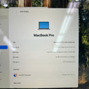 Macbook Pro 2019 13.3လက်မ မီးခိုးရောင် Intel Core i7/RAM 16GB/SSD 256GB 97% ဘက်ထရီ 100% BPTA (အစားထိုး ဘက်ထရီ၊ ခြစ်ရာများ၊ နက်ရှဲလ်) 