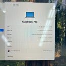 Macbook Pro 2019 13.3လက်မ မီးခိုးရောင် Intel Core i7/RAM 16GB/SSD 256GB 97% ဘက်ထရီ 100% BPTA (အစားထိုး ဘက်ထရီ၊ ခြစ်ရာများ၊ နက်ရှဲလ်) 