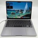 Macbook Air 2022 13.6လက်မ မီးခိုးရောင် M2/ RAM 8GB/ SSD 256GB ဘက်ထရီ 94% BPTA 115 ကြိမ် အားသွင်း 
