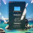 Macbook Air 2022 13.6လက်မ မီးခိုးရောင် M2/ RAM 8GB/ SSD 256GB ဘက်ထရီ 94% BPTA 115 ကြိမ် အားသွင်း 